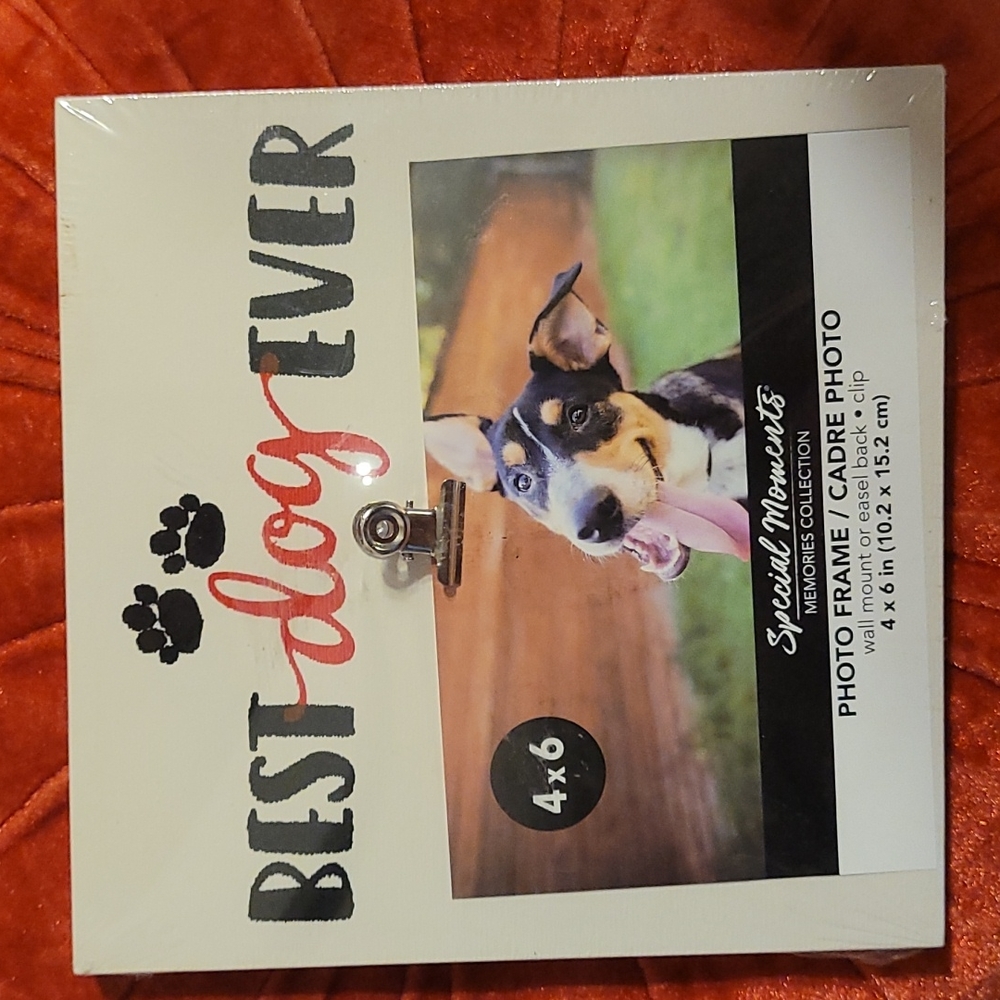 "Best dog ever" 4x6 photo frame